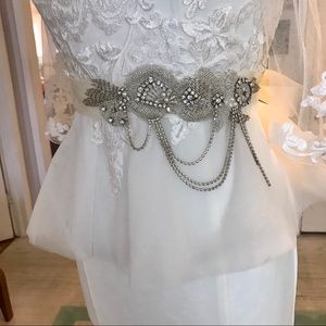 RAD Silver ✨ Bridal BELT (handmade!)